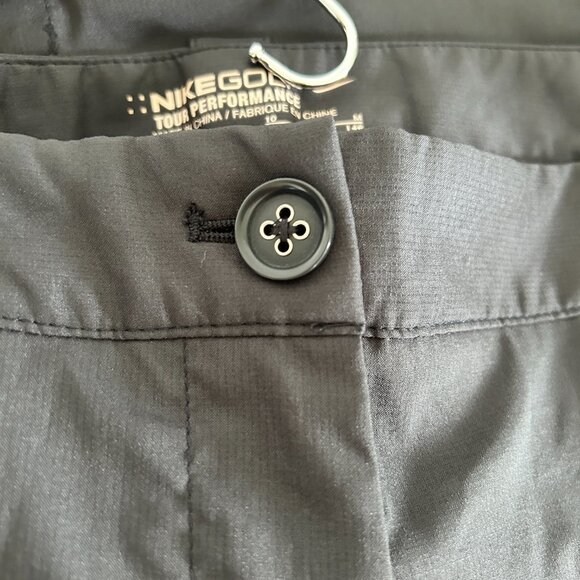 NWT Nike Golf Pants 10 Black Crop Tour Performance UV Dri Fit Active - Picture 7 of 9